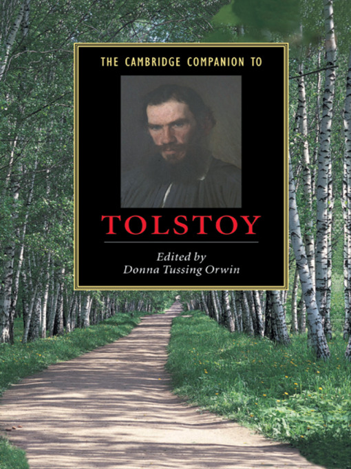 Title details for The Cambridge Companion to Tolstoy by Donna Tussing Orwin - Available